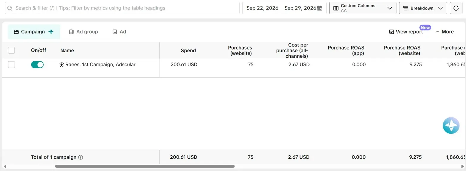 TikTok Ads Case Study: $5,338 in Sales from $477 Ad Spend (11.2x ROAS) — evidence screenshot 2